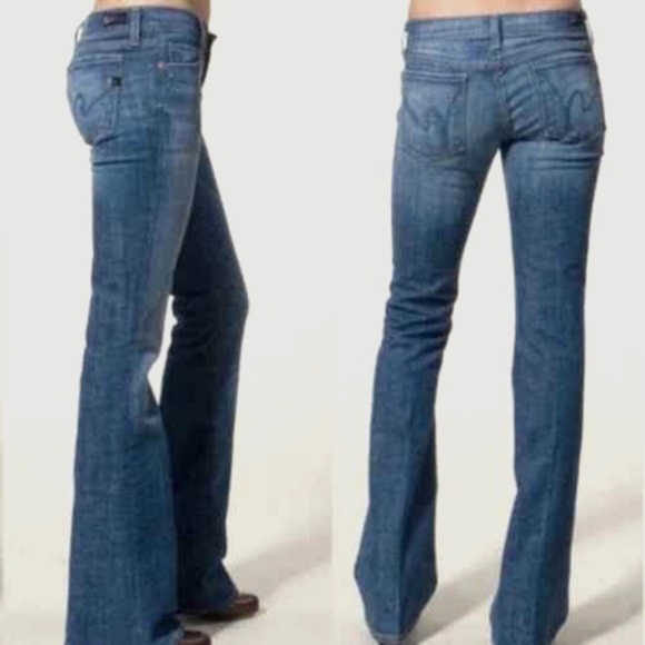 EUC Citizens of Humanity Ingrid Low Waist Flair Jeans - Picture 1 of 8